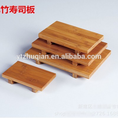 Hot selling restaurant sushi plate wooden bamboo sushi tray for sushi