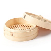 Wholesale top grade home kitchen cooking tool bamboo steamer