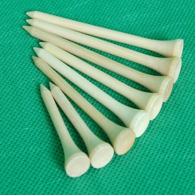 Hot selling plain golf tees natural wooden bamboo golf tees in China