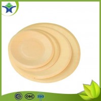 Hot Chinese Best sturdy disposable round bamboo plate