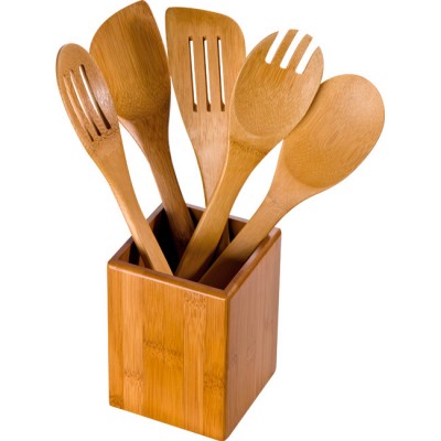 Manufacturer bamboo kitchen utensils cooking tool on sale