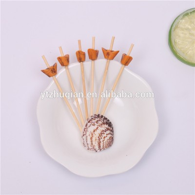 High Quality Promotional Bamboo Bead Pick Stick Skewer