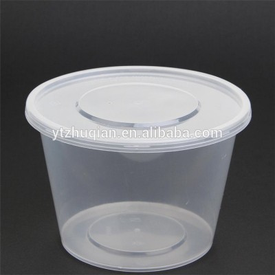 Disposable pp waterproof food storage packaging box plastic take away box