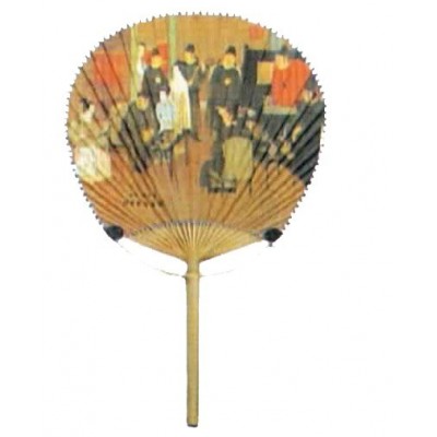 The lowest price OEM available bamboo craft bamboo fan wholesale