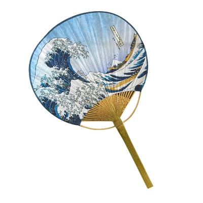 Beautiful Design Round Bamboo Paper Hand Fan