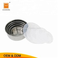 5pcs Stainless Steel Leaproof Storage Airtight Kitchen Food Containers With Lid