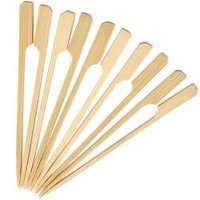 High quality disposable flat stick roasting bamboo skewer