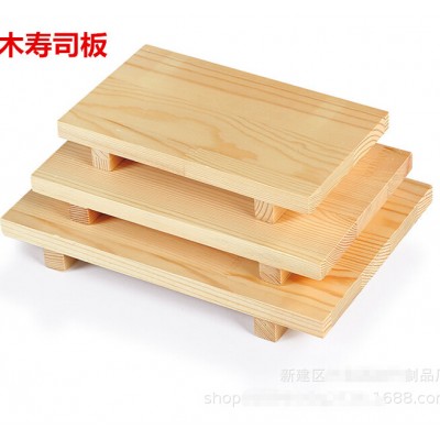 Best selling food grade reusable sushi plate natural wood bamboo tray for sushi