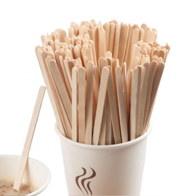 Food Grade Natural Birch Wood Coffee Stirrer Stick