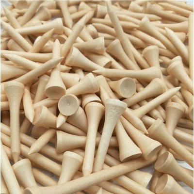 Bamboo and Wood Tees Biodegradable & Less Friction golf tee nature bamboo golf tee